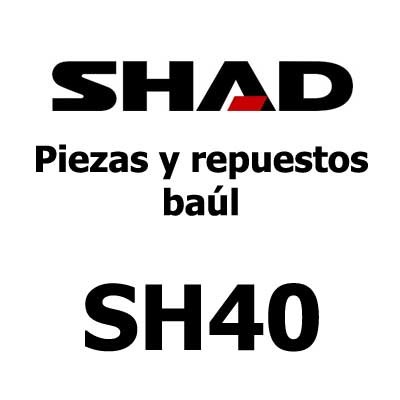 SHAD recambios y despiece maleta top case SH40 Y CARGO
